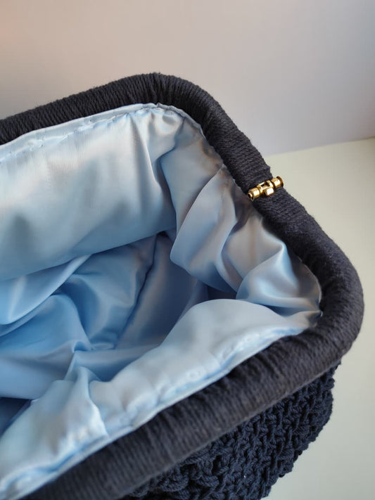 Macramé Muse – Moonlit Navy