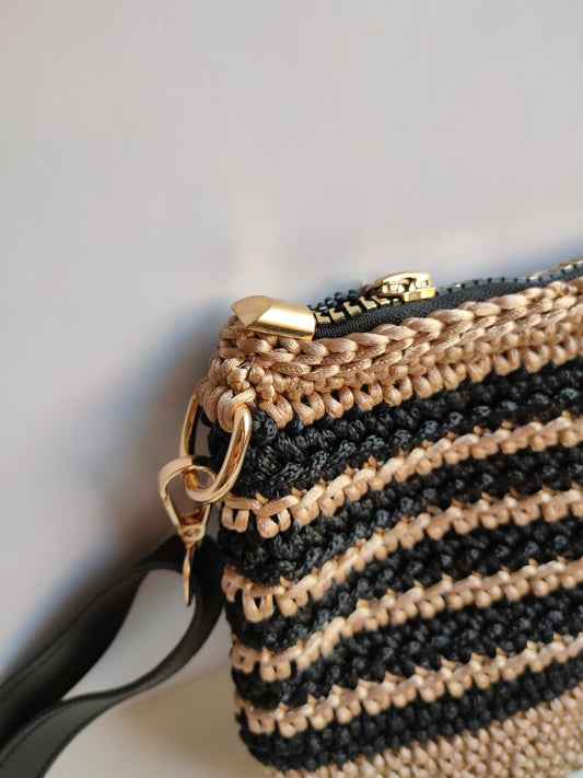 Macramé Muse – Golden Noir