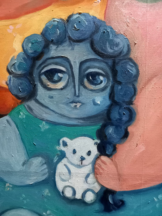 Motherhood and Two Blossoms