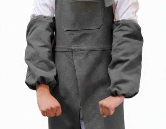 Grey Full-Body Apron