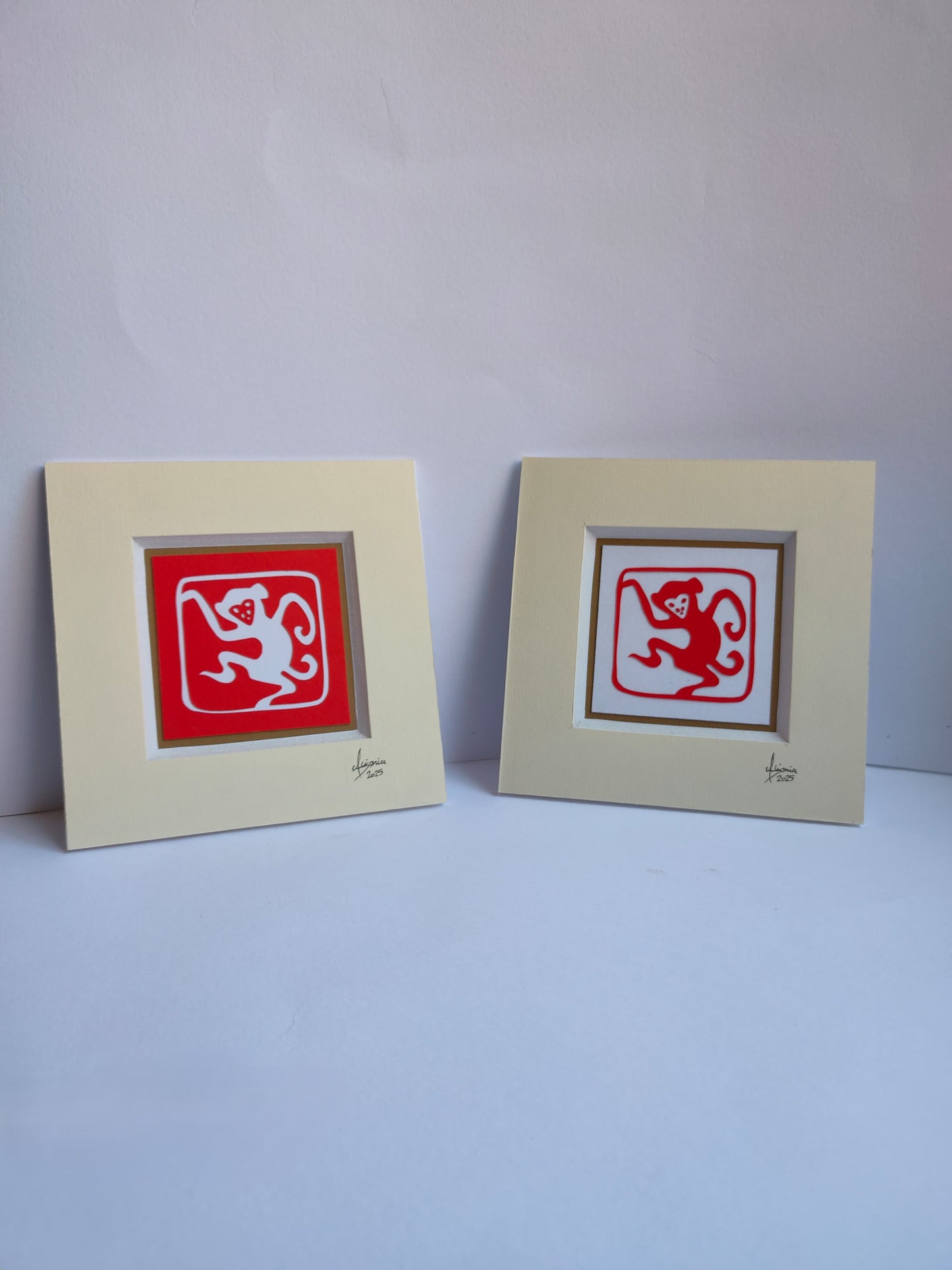 The Red Acrobat – Set of 2 (I & II)