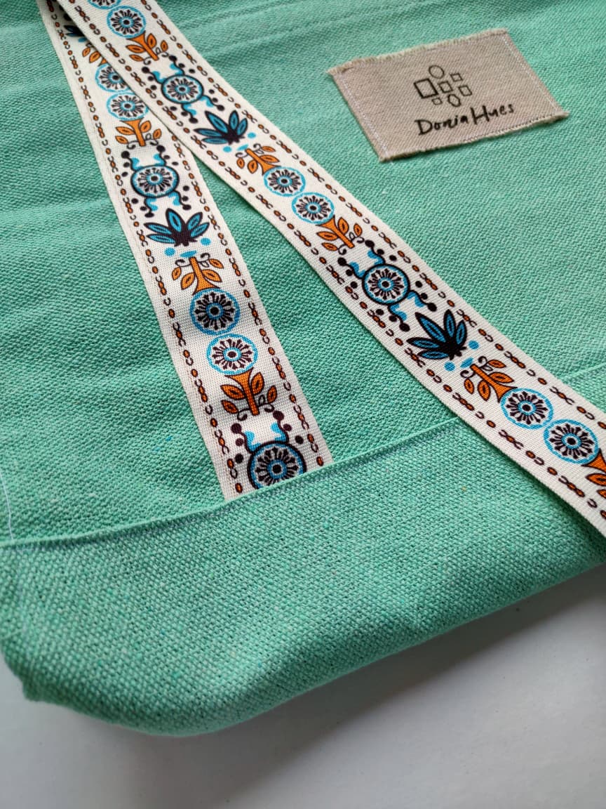 Pistachio Weave Art Bag  45×60