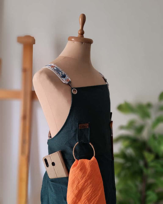 Split Leg Art Apron
