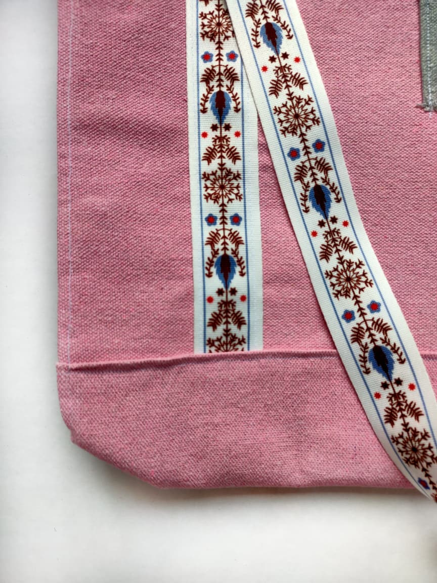 Rosy Weave Art Bag  45×60