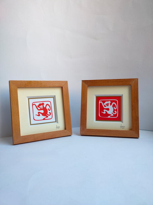 The Red Acrobat – Set of 2 (I & II)