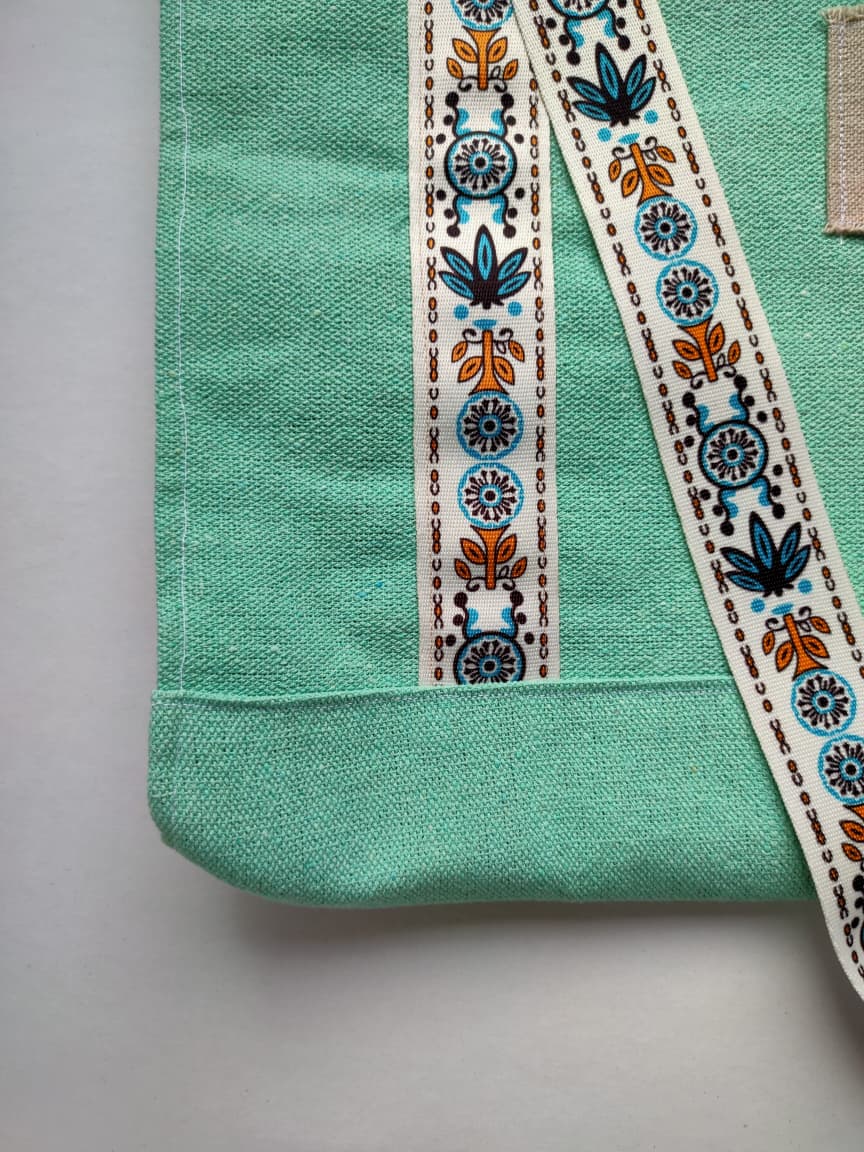 Pistachio Weave Art Bag  45×60