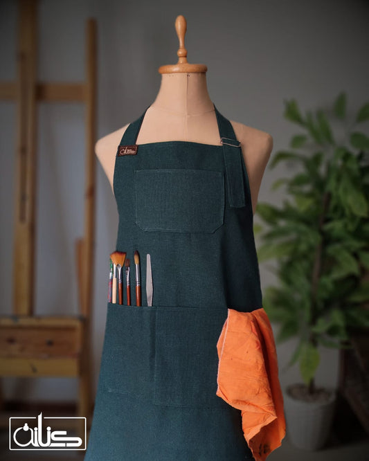 Forest Green Apron