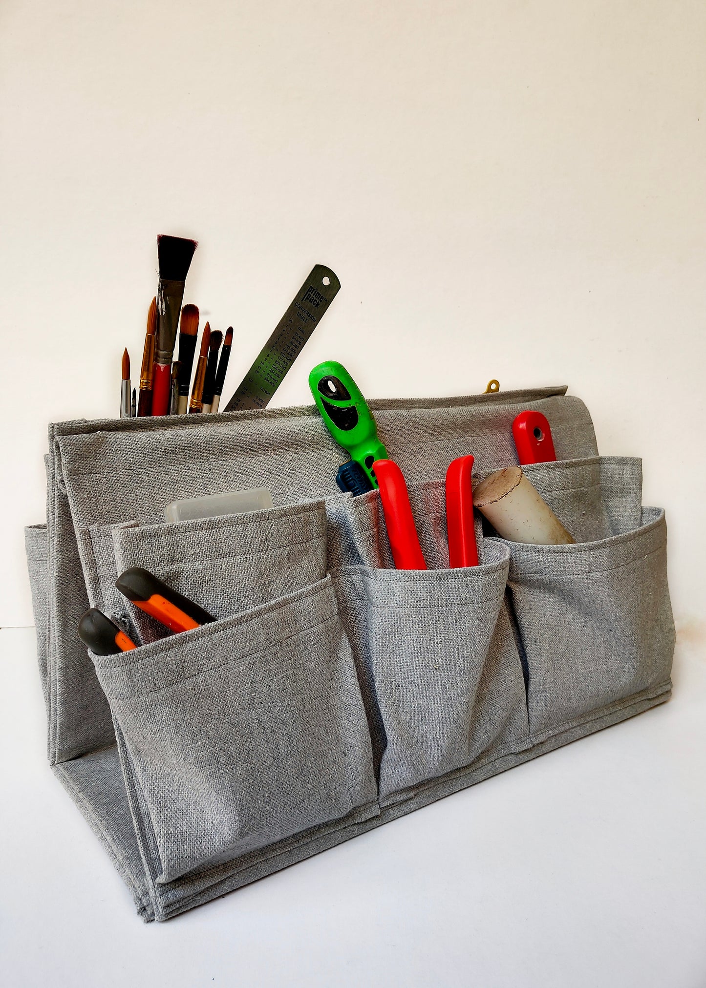Multi-Pocket Wall & Desk Organizer
