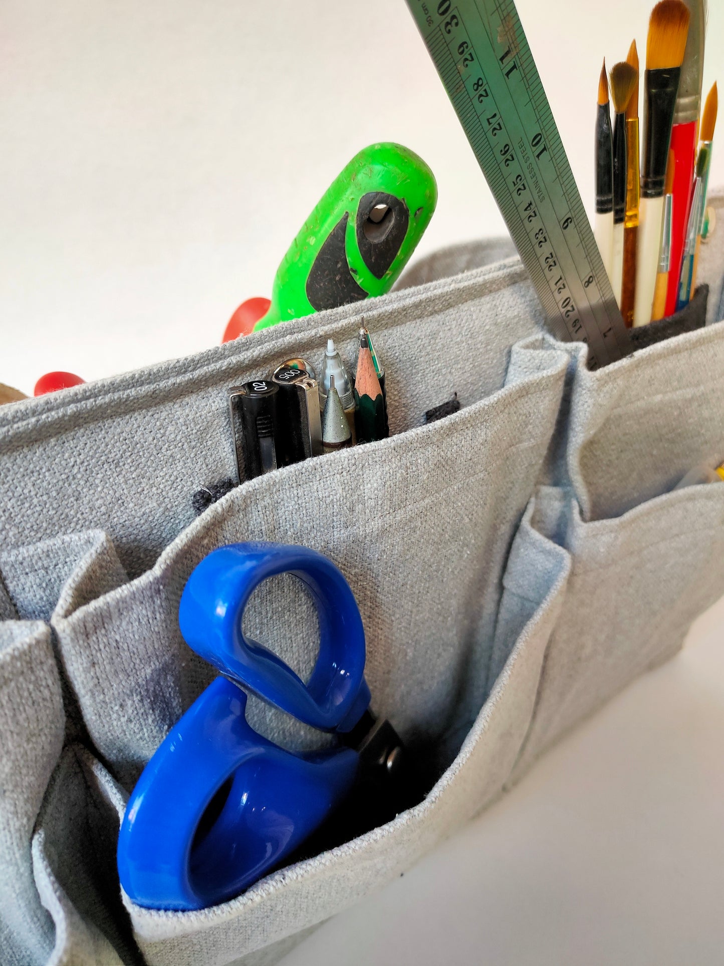 Multi-Pocket Wall & Desk Organizer