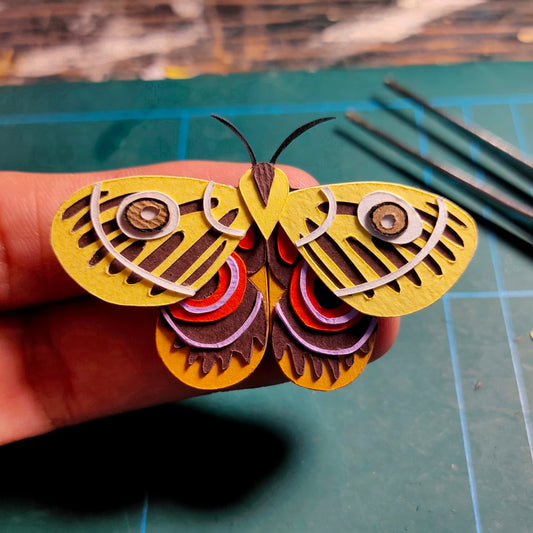 Automeris io Moth