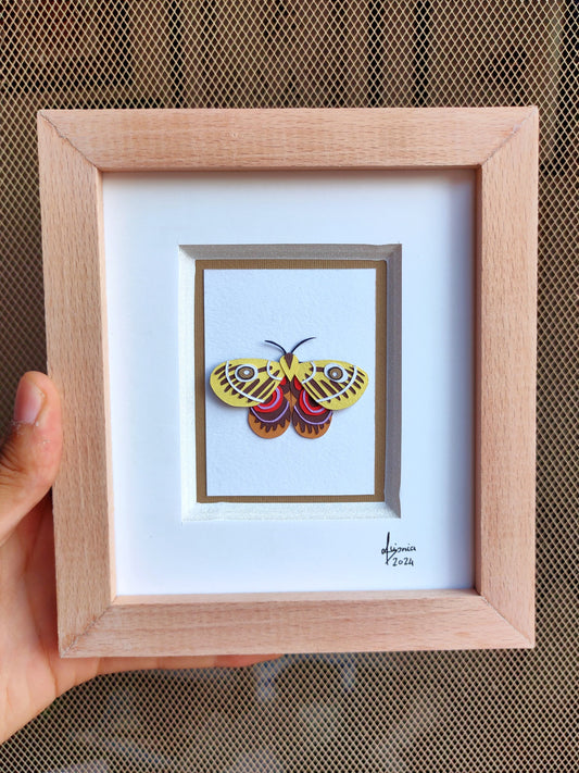 Automeris io Moth