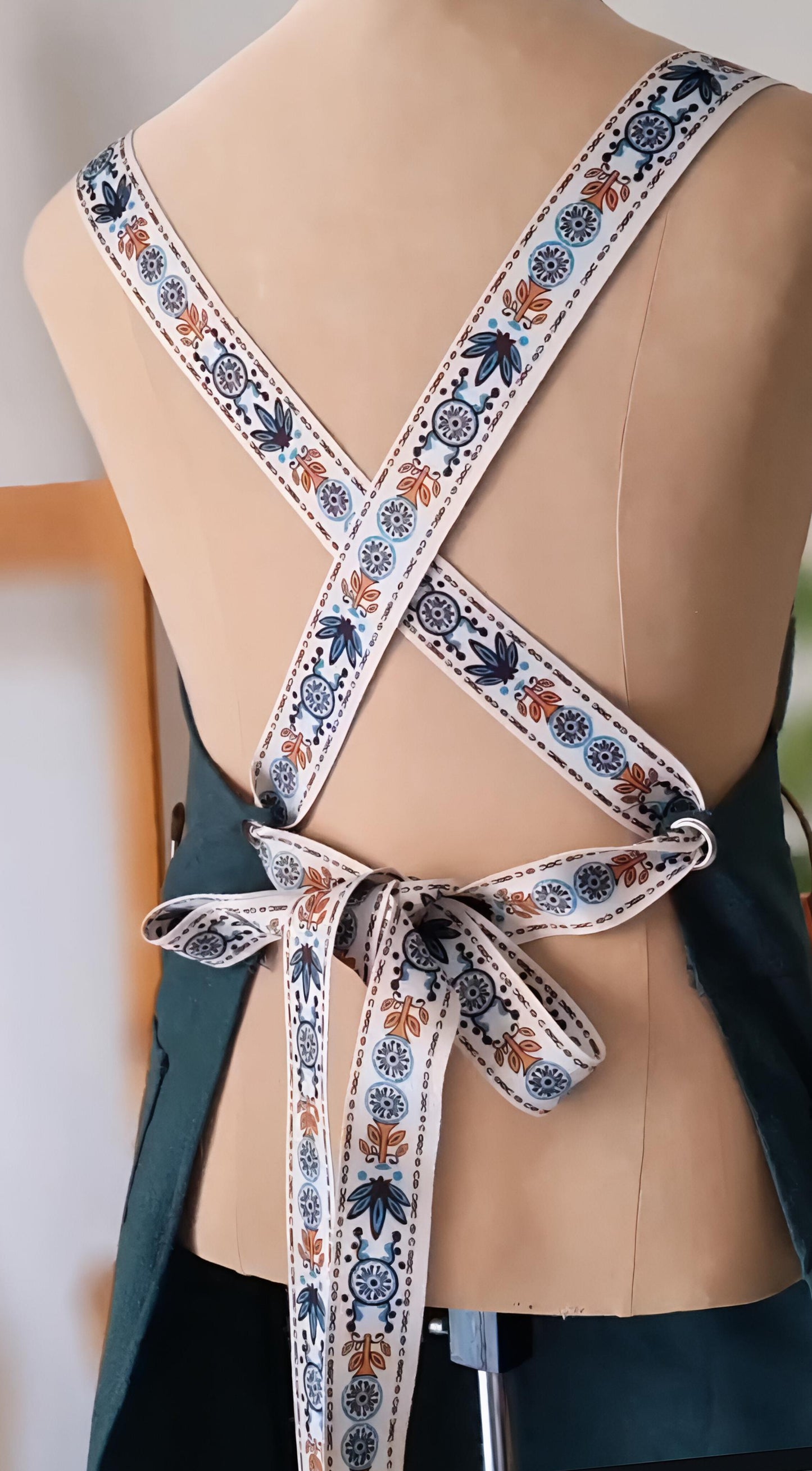 Split Leg Art Apron