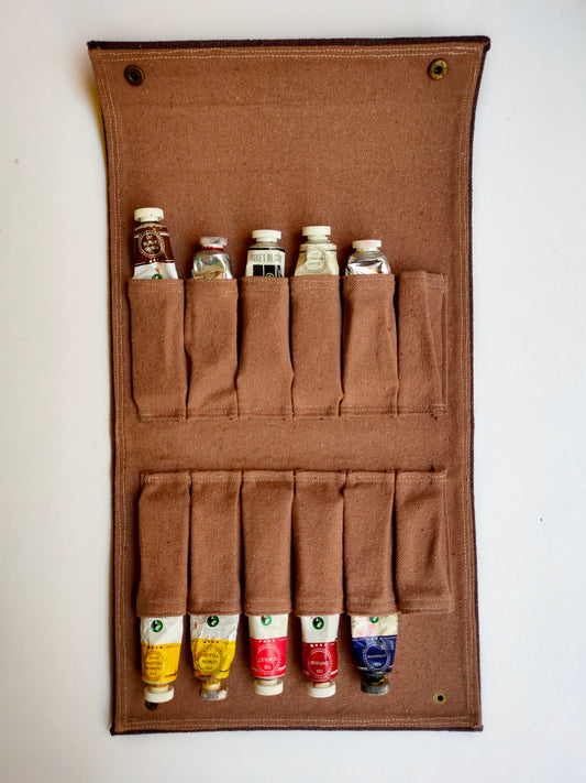 Oil color case (Brown)