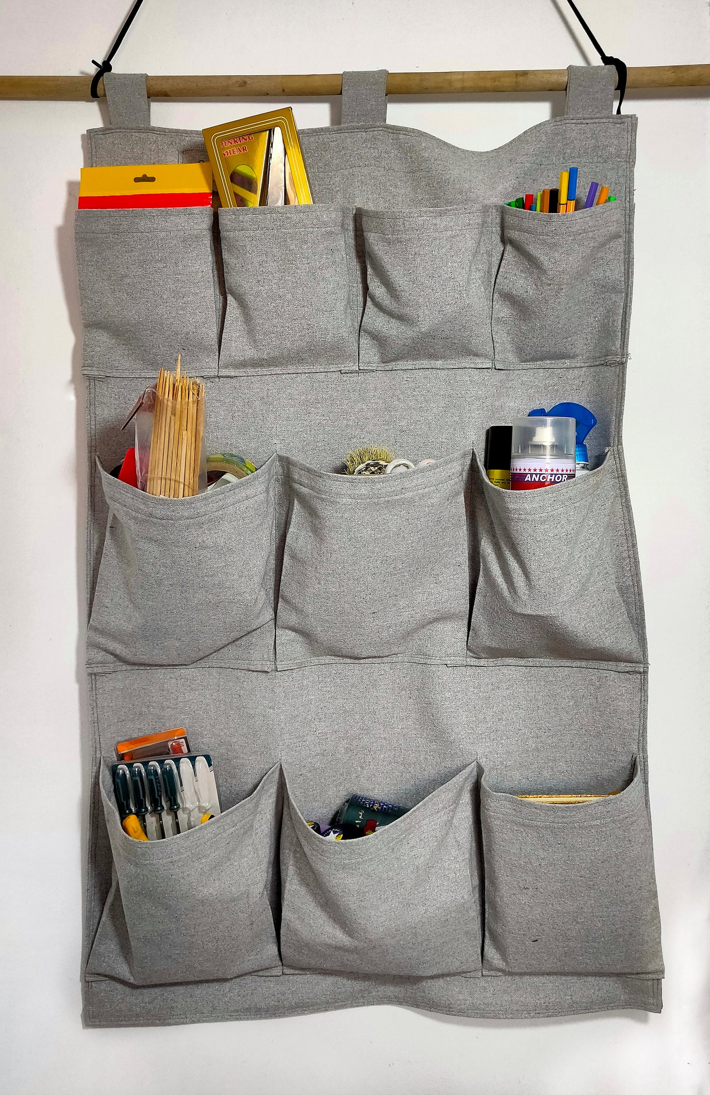 Gray Pockets – Wall Organizer